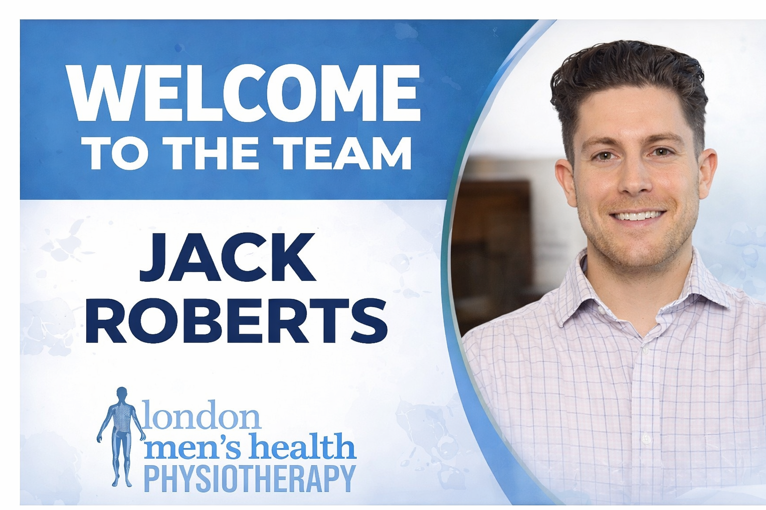 We have a new addition to our London Male Pelvic Health Team!
